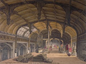 Interior View of Crosby Hall at No 36 Bishopsgate, City of London, 1819