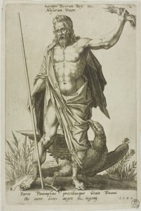 Jupiter, plate 2 from Parnassus Biceps by Robert Boissard