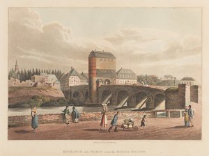 Entrance into Hanau over the Kinzig Bridge, 1814