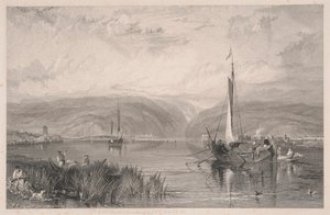 The Rhine - Neuwied and Weissenthurm by Robert Brandard
