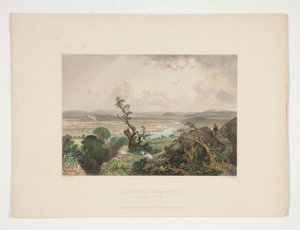 Valley of the Connecticut (From Mount Holyoke), illustration for Nathaniel Parker Willis