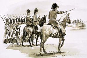 Arthur Wellesley at the Head of the 23rd Regiment at Mysore