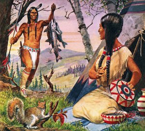 Hiawatha and Minnehaha