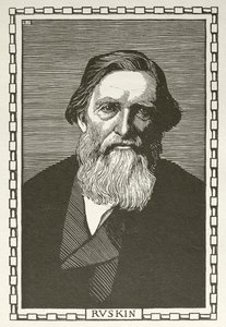 John Ruskin, English Writer, Art Critic, Artist and Social Thinker by Robert Bryden