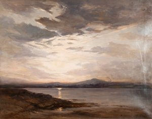 Looking Towards Dundee, Sunset by Robert Buchan Nisbet
