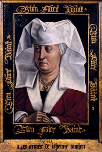 Portrait of Marie de Pacy by Robert Campin