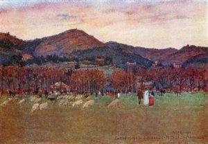From the Campo di Marte, Florence, Looking Towards Fiesole, and Maiano
