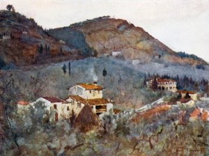 Misty Morning Below Monte Ceceri, Fiesole by Robert Charles Goff