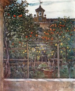 Study of Orange and Lemon Trees, in an Ancient Convent Garden