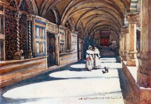 The Green Cloister of Santa Maria Novella by Robert Charles Goff