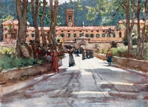 The Old Monastery at Vallombrosa by Robert Charles Goff