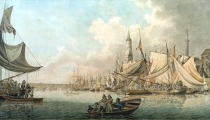 Billingsgate at High Water by Robert Clevely