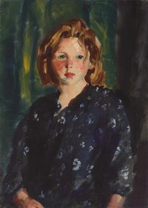 Portrait of a Girl by Robert Cozad Henri