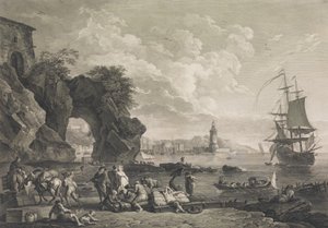 View of Pausilype Near Naples, 1785