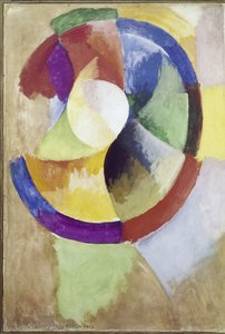 Circular shapes, Sun No. 2 by Robert Delaunay