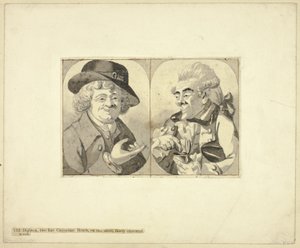 Two Bust-length Caricatures