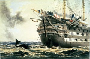 HMS Agamemnon Laying the Original Atlantic Cable, from 
