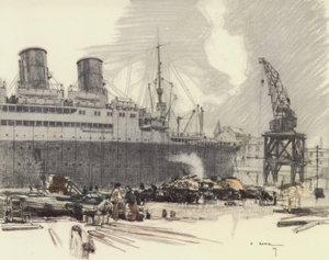 Glasgow: The Transylvania in Dry Dock