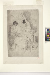 Bead Stringers, Venice by Robert Frederick Blum
