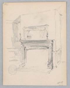 Fireplace by Robert Frederick Blum