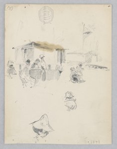 Market Scene by Robert Frederick Blum