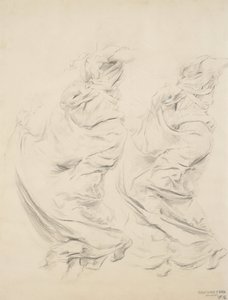 Sketch of Drapery Possibly for Moods to Music Mural by Robert Frederick Blum