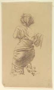 Study for a Kneeling Woman, "Vintage Festival," Mendelssohn Glee Club, New York, NY