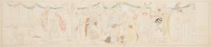 Study for a Procession, “Vintage Festival,” Mendelssohn Glee Club, New York, NY by Robert Frederick Blum