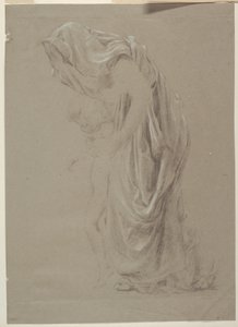 Study for a Standing Woman with Child, “Vintage Festival,” Mendelssohn Glee Club, New York, NY by Robert Frederick Blum