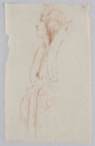 Study for a Woman, "Vintage Festival," Mendelssohn Glee Club, New York, NY by Robert Frederick Blum