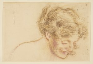Study for a Woman, "Vintage Festival," Mendelssohn Glee Club, New York, NY by Robert Frederick Blum