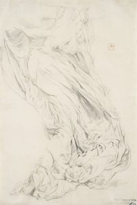 Study of Drapery for Moods to Music Mural by Robert Frederick Blum