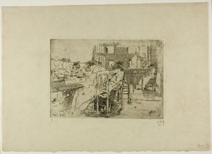Untitled (Girls Saying Grace) by Robert Frederick Blum