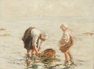 Shrimping by Robert Gemmell Hutchison