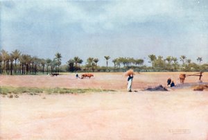 Esbet-el-Ekiad – Land of Goshen by Robert George Talbot Kelly