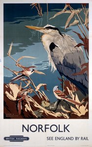 Norfolk, BR poster by Robert George Talbot Kelly