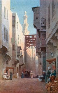 Sharia Bab-el-Wazir, Cairo by Robert George Talbot Kelly