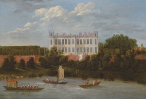 A View of Syon House from the Thames by Robert Griffier