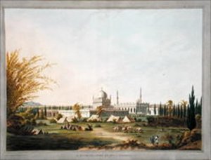 The Mausoleum of Hyder Ali Khan at Laulbaug, illustration from 