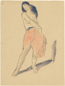 Dancer in a Red Skirt, No. 2 by Robert Henri