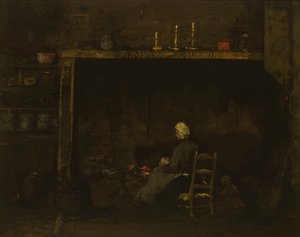 Normandy Interior, 1899 by Robert Henri