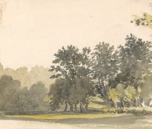 Landscape with Trees by Robert Hills