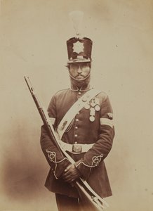 Colour-Sergeant John Paul, Royal Sappers and Miners by Robert Howlett