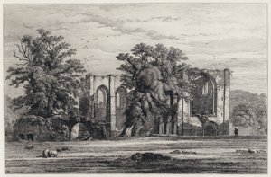 Furness Abbey by Robert Kent (after) Thomas