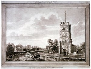 Church of St Mary, Putney, Wandsworth, London by Robert Laurie