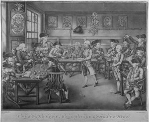 Court of Equity, Belle Sauvage Inn, Ludgate Hill, City of London by Robert Laurie