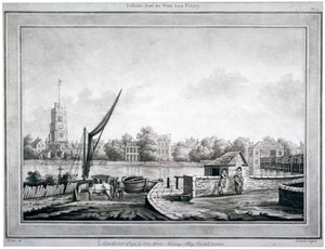 View of Fulham from the White Lion Inn, Putney, London by Robert Laurie
