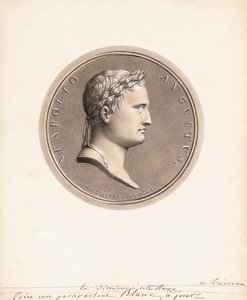 Emperor Napoleon I, in Profile to the Right - A Design for a Medal by Robert Lefevre