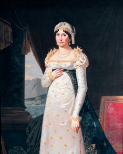 Portrait of Laetitia Bonaparte (Letizia Maria Ramolino) (1750-1836), Mother of Napoleon Bonaparte (Detail) by Robert Lefevre