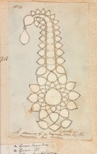 Diamond Feather Worn by the Peshwa in His Turban by Robert Mabon